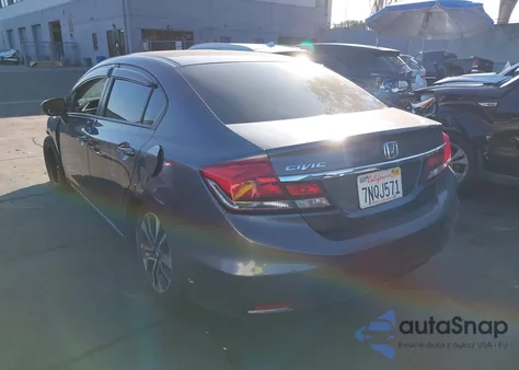 2015 Honda Civic Ex из США, поврежденный, VIN 19XFB2F82FE293378